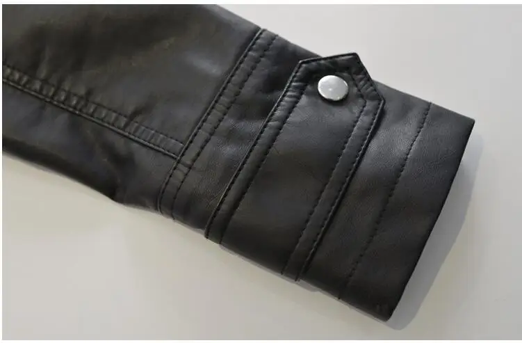 

coat Jacket spring new 2018 Women PU Leather Motorcycle Punk Jacket Lady Slim PU black leather Jacket Coat Zipper Outerwear coat