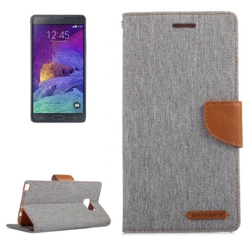 Luxury Denim Flip Leather Wallet Case For Samsung Galaxy Note 5 N9200 + Card Slot Coque 5pcs/lot | Мобильные телефоны и
