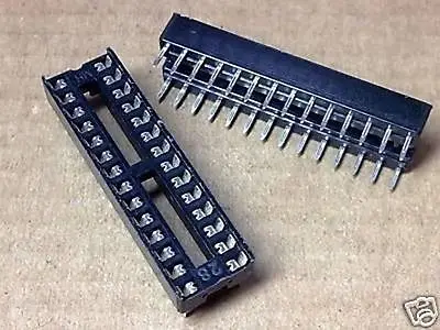 

100 pcs 28 pin DIP IC Sockets Adaptor Solder Type