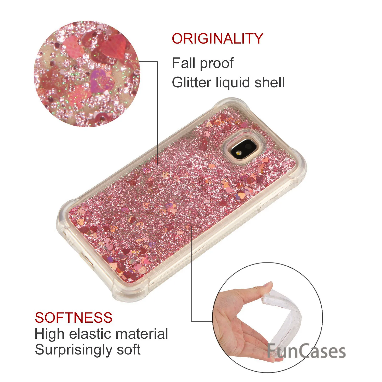 Bling чехол СПС Etui samsung J330 Европейская версия Мягкая силиконовая задняя крышка Carcasas