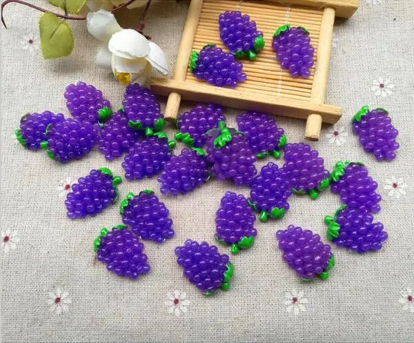 10 шт. кабошон из смолы 28 х19 мм|accessories accessories|accessories decorativegrape fruit |