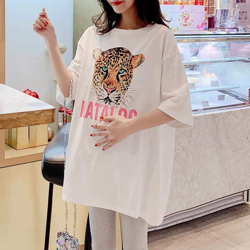 Летние платья из 100% хлопка для беременных женщин черные большие размеры