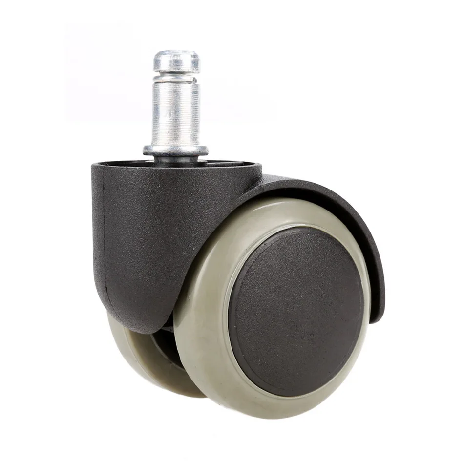 5PCS Durable Grey Furniture Chair PU Swivel Caster Wheel Funiture Replacement | Мебель