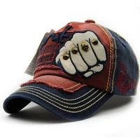 new unisex snapback hat rivet fist baseball caps cotton casual summer hat for men women leisure hat wholesale