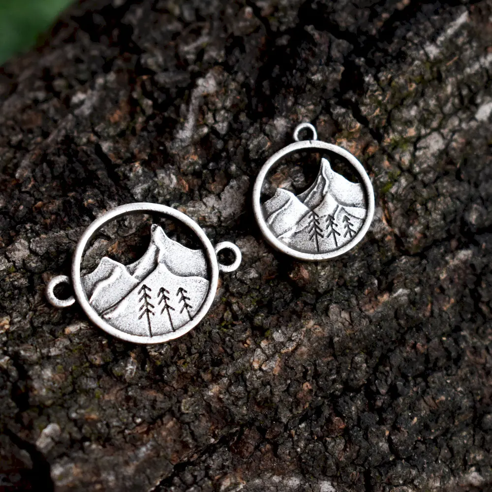 12 шт. подвеска в виде сосновой древесины для горного туризма кемпинга ювелирные