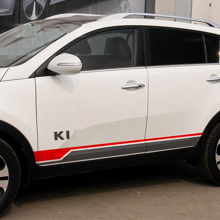 Декоративная наклейка на юбку автомобиля/талию для Kia Sportage SUV KX3 Z2CA795|car skirt|for kia