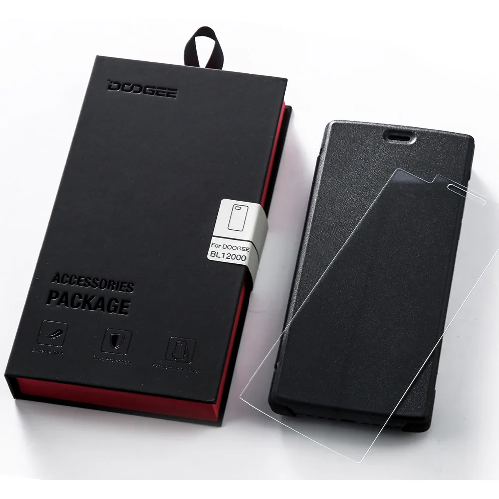 100% Doogee оригинальный кожаный чехол Для BL12000/BL12000 Pro высококачественный флип