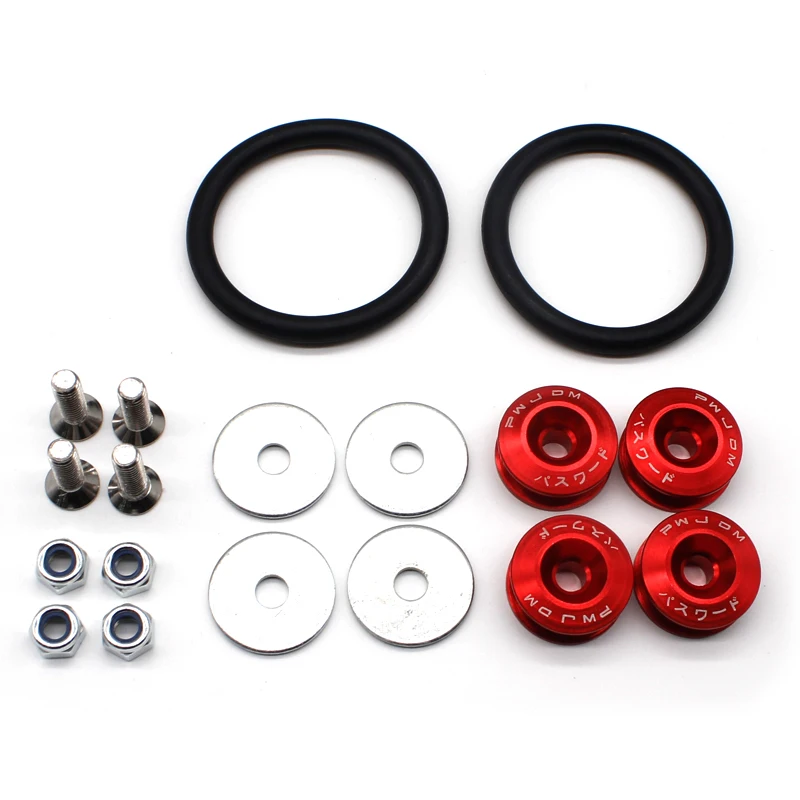 DEFT Автомобильный крепеж алюминиевый бампер быстросъемный шайбы для Honda Civic Integra