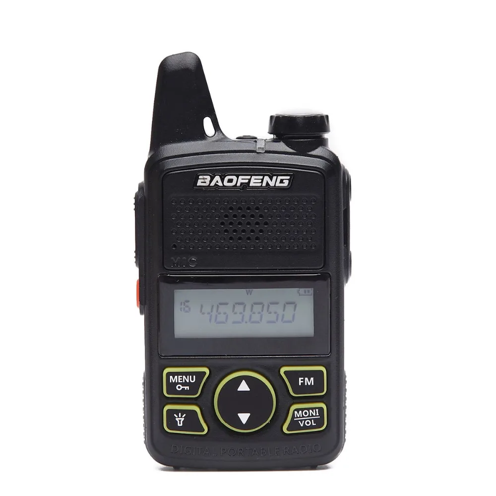 Baofeng BF-T1 мини-рация UHF 400-470mhz портативный двухсторонний радиоприемник, радиопередатчик, микро-usb домофон+ кабель