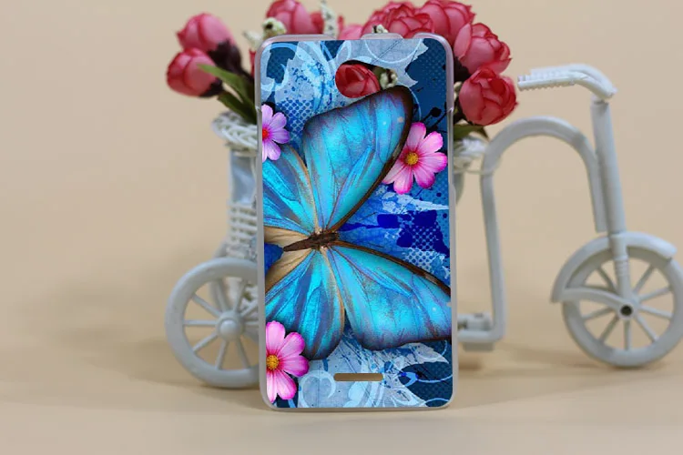 Цветной Модный чехол с рисунком цветов DIY жесткий для HTC Desire 516 мобильный телефон