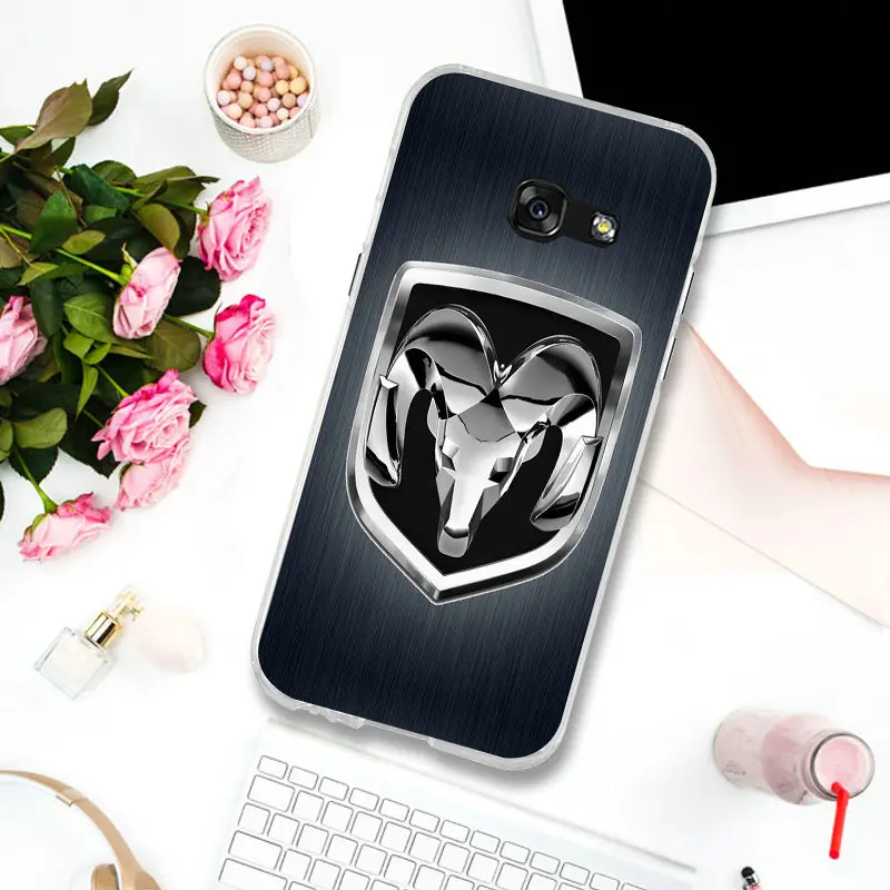 Picture 3 Dodge Challenger STR Ram Demon Logo мягкие чехлы для мобильных телефонов samsung Galaxy J3 J4 J5 J6 J7 J8 A3 A5 A7 сумки - Цвет: Picture 3