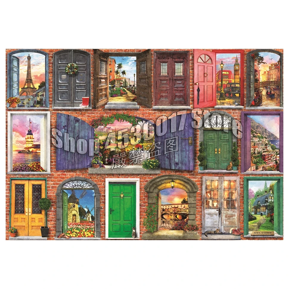 

Diamond Mosaic Doors Of Europe Full 5D Diy Diamond Painting City landscape Diamond Embroidery Home Decoration Cross Stitch Kit