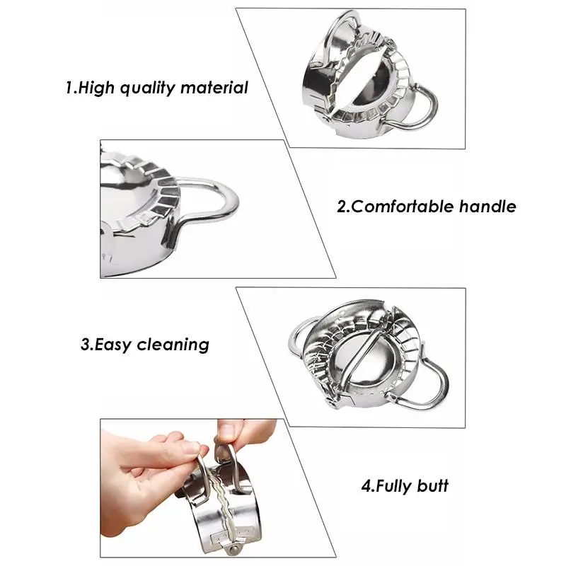 Вареник из нержавеющей стали 1 шт. тиснение для теста пирога скрипки пресс форма