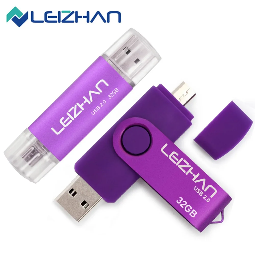 Usb флешка LEIZHAN Adnroid 128 ГБ 64 32 16 8 4 Гб usb для samsung/Xiaomi/Meizu/htc|USB флэш-накопители| |