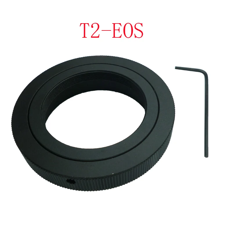 T2 T Mount to For Canon-EOS T2-EOS Ring Lens Adapter 5D 7D 50D 60D 550D 500D 600D 700D 1000D 1200D T5i T4i T3i T2i T1i | Электроника