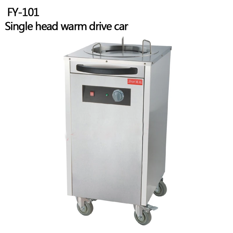 

Single-head Stainless Steel Electric Plate Warmer Cart Commercial Hotel insulation plate FY-101 1pc