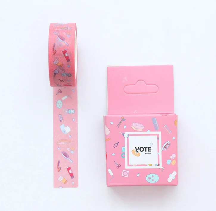 

Lovely Daily supplies Washi Tape DIY decoration Scrapbooking Sticker Label Masking Tape School Office Supply