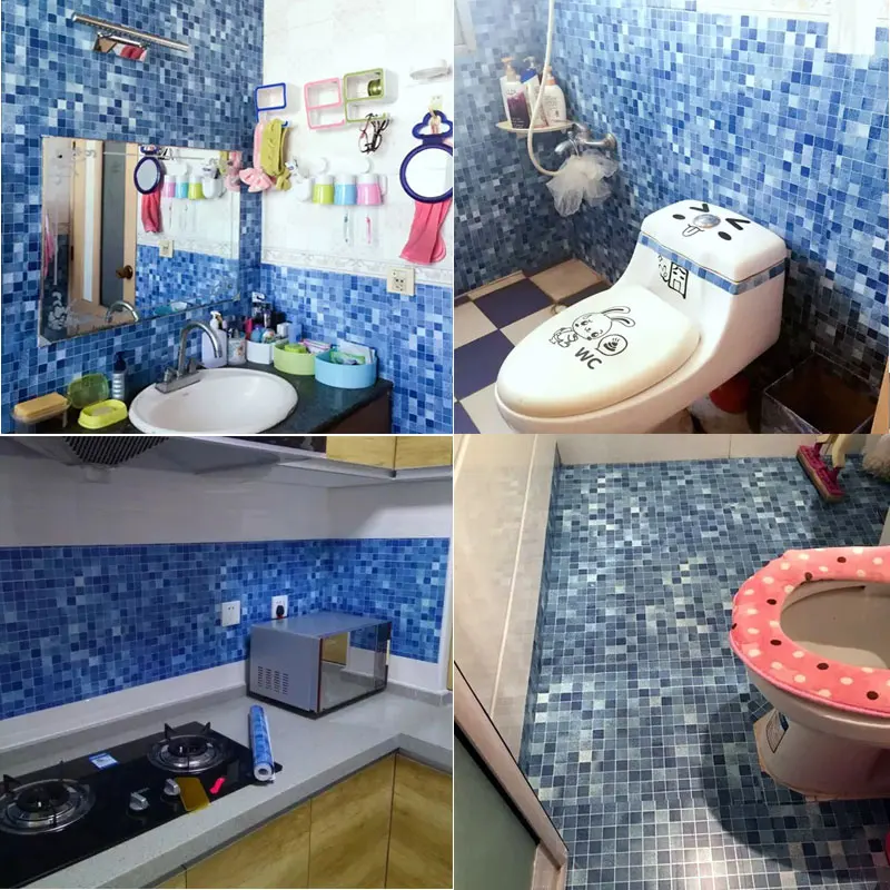 

Мозаика наклейки туалет ванная комната плитка водостойкие обои для ванной самоклеящиеся наклейки пол домашняя кухня масло