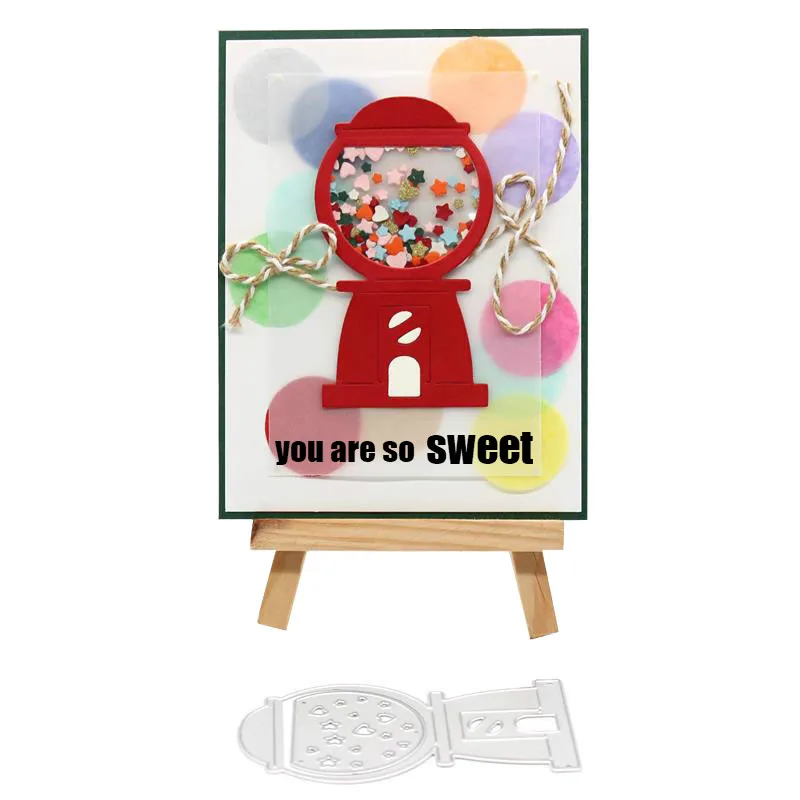 Gumball машина для резки металла трафарет DIY скрапбукинга альбом тиснение бумажные