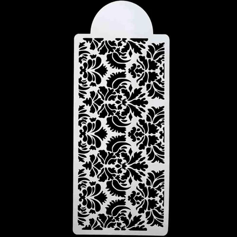 Многоразовые модные кружевные формы для торта декоративные шаблоны помадки