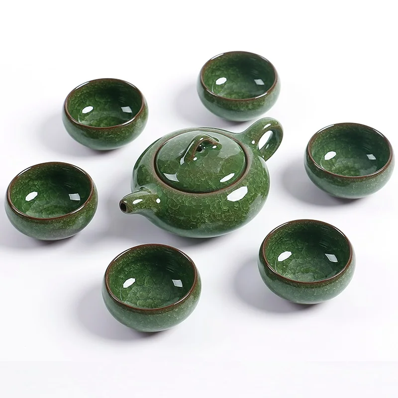 1 Набор изысканный керамический чайный сервиз Celadon для грызунов набор кунг-фу Gaiwan