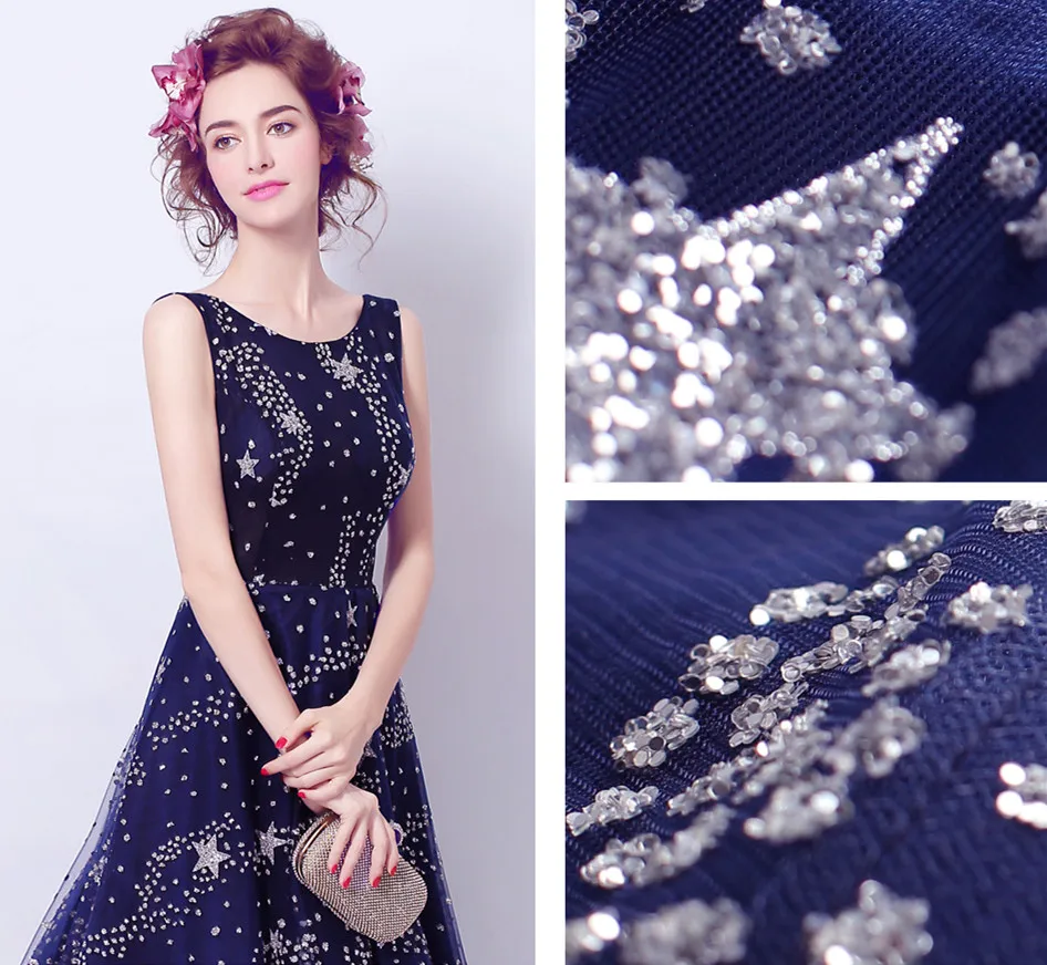 Ruthshen 2020 Горячие Вечерние Платья длинные с открытой спиной украшенные блестками