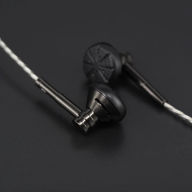 Moondrop Nameless 3.5mm Earbud HIFI Fever DJ Metal Earphone 13.5mm Dynamic Driver Headset Flat Earplugs |