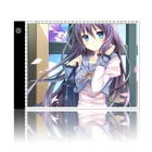 A4 светодиодный световой короб графический планшет Tracer цифровой планшет Рисование лист для копирования доска Artcraft эскиз исправление горный хрусталь