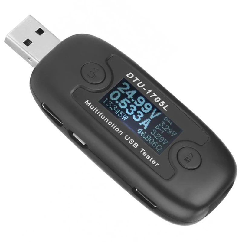 Dtu1705L Многофункциональный Usb тестер напряжения тока измеритель инструмент