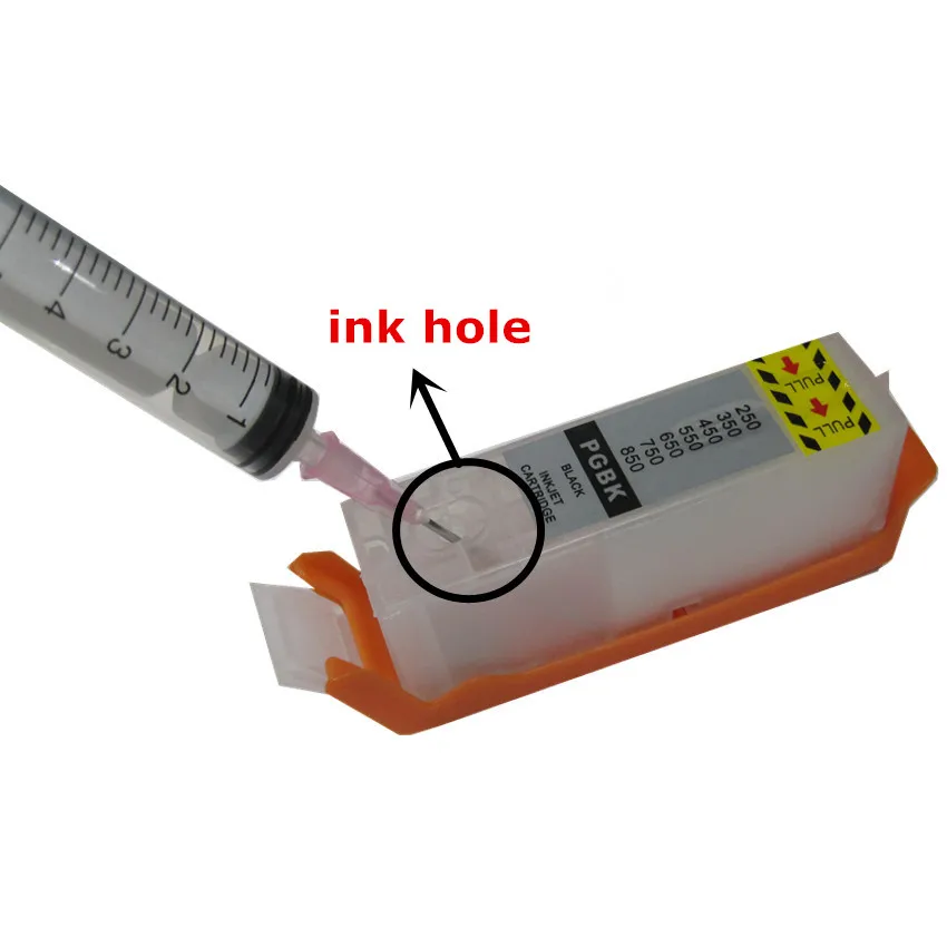 

570 571 PGI-570 CLI-571 refillable ink cartridge For canon PIXMA TS6050 TS6051 TS6052 TS5050 TS5051 TS5052 TS5053 MG5750 MG6850
