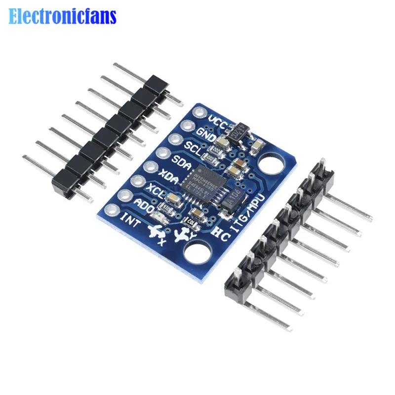 10 шт. GY 521 GY521 MPU 6050 MPU6050 IIC I2C Модуль 3 оси аналоговый гироскоп Датчики + акселерометр