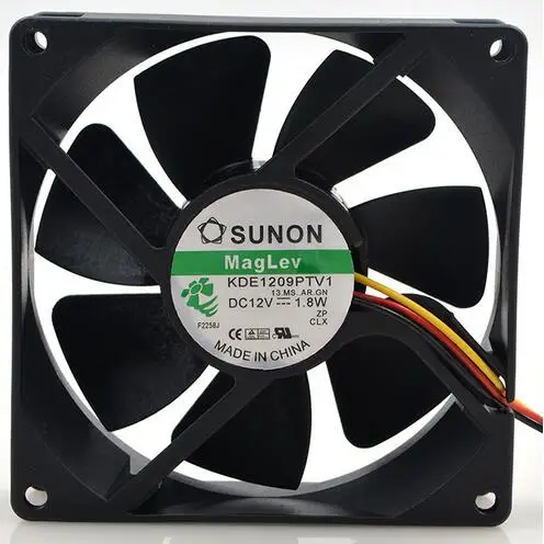 SUNON KDE1209PTV1 9025 1 8 W 9 см 12 источник электропитания Chassis вентилятор|powerful fan|power supply