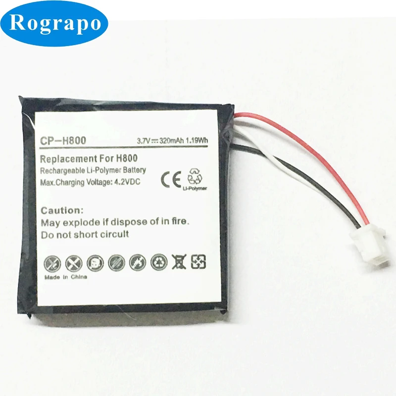 

Новый 320 мА/ч, полная замена Батарея 981-000337 AHB472625PST для Logitech H800 Logitech H800 наушников 3-Отсоединяемый провод