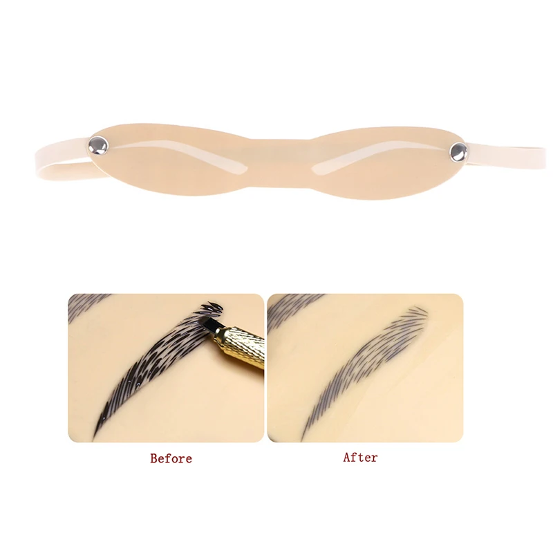 1 шт. брови тату маска постоянного MakeupTattoo кожа практики губы для тренировки
