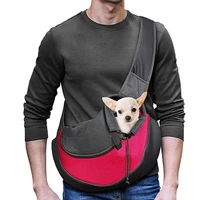pet carrier sling bag reversible mesh travel tote shoulder sling bag for dogs cats pet travel carrier pouch for pets 6 6 13 2lb