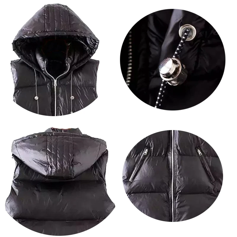 Новинка 2017 года Для женщин зимняя куртка без рукавов Сверхлегкий жилет женский