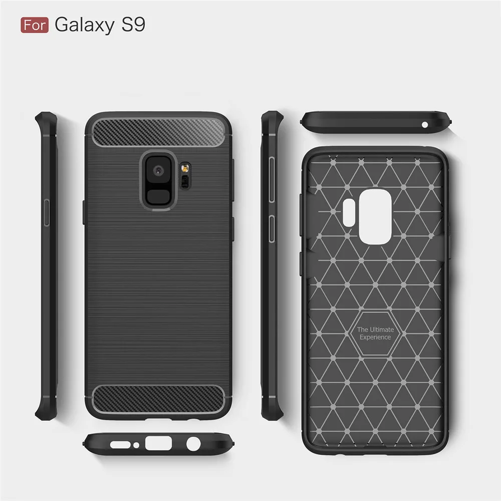 Чехол для телефона принципиально samsung S9 плюс Galaxy S8 S7 край S6 чехол углеродного