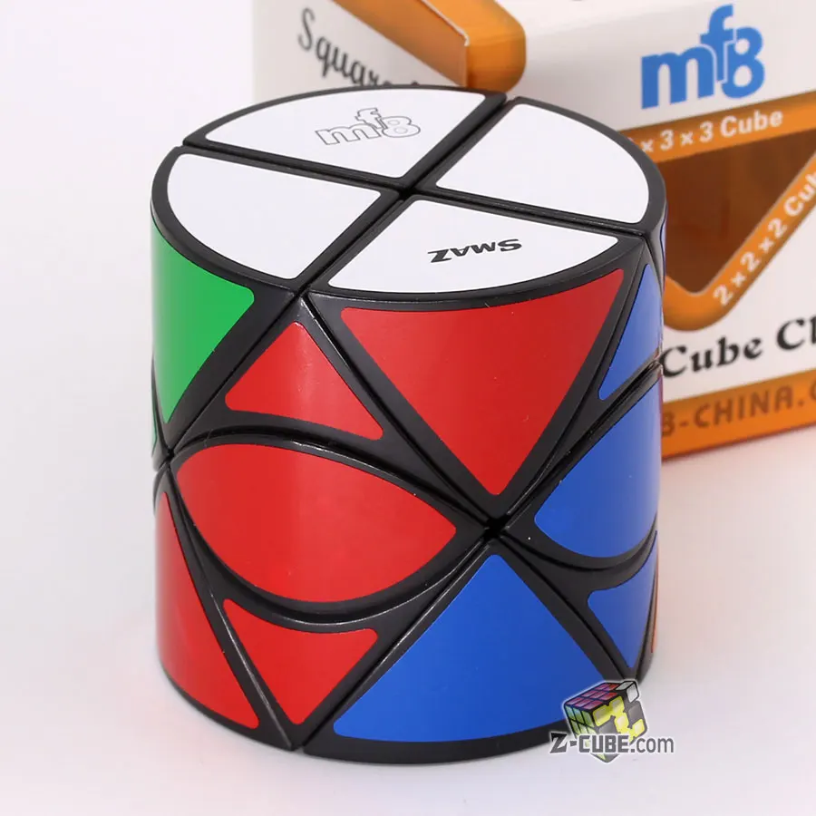 Cylinder Dino Black Волшебный куб головоломка mf8 SmaZ 8 осевой цилиндрический цилиндр Dino2x2 SmaZ 8 осевой кубик динозавра усеченный кубик половинки пышный вертолет бабочка - Цвет: Cylinder Dino Black