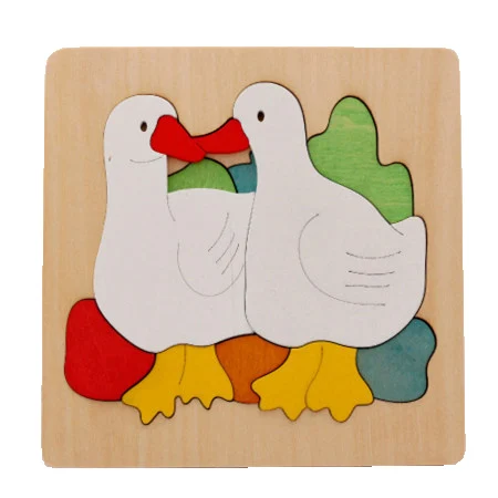 Chanycore деревянные игрушки несколько головоломки доска Животное Динозавр Лев