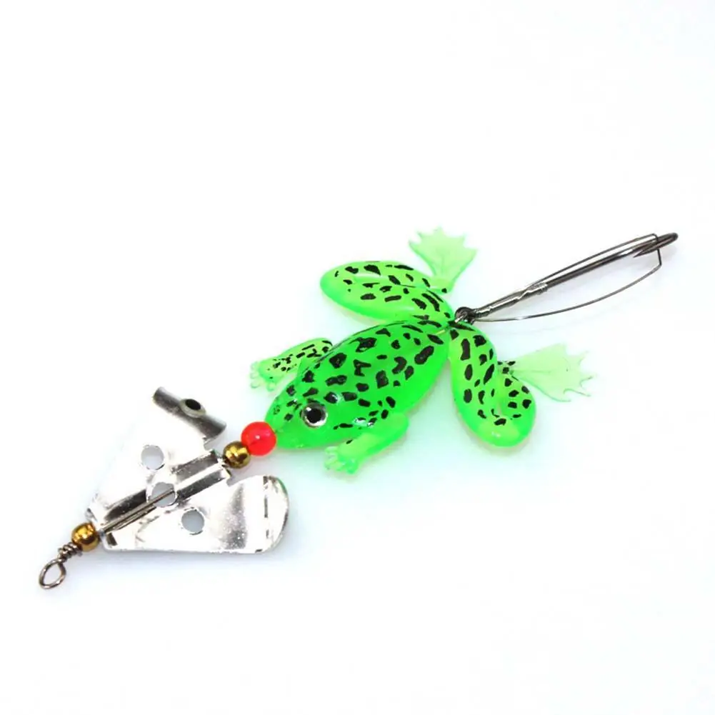 Лот 4 шт резиновая лягушка мягкие рыболовные приманки басы CrankBait тонущие 9 см 3 54