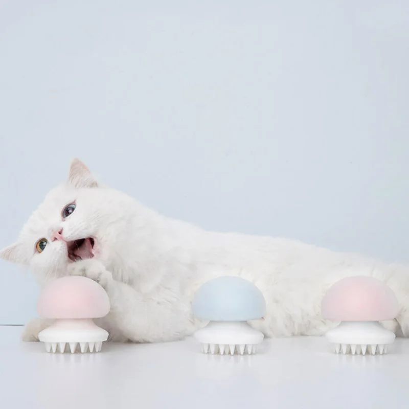 Xiaomi Mijia пушистый хвост Медузы Pet Массажер расческа отрицательных ионов антистатические для кошачьей шерсти чистый уход за домашними животными массажер гребень