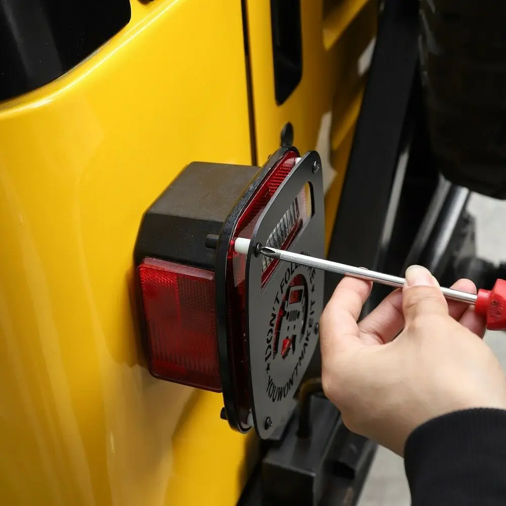 Алюминиевые защитные накладки на задсветильник для Jeep Wrangler TJ LJ 1997-2006 аксессуары