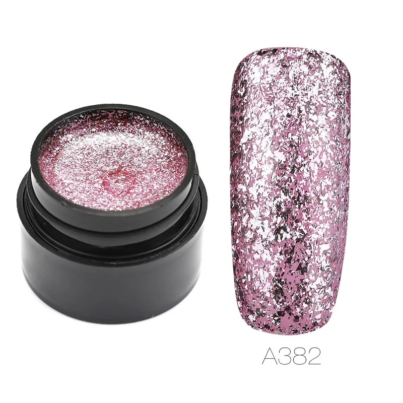 RFA382 ROSALIND UV Nail Gel Polish Neon Rainbow Hybrid Varnish Platinum 5ML Gel Paint Set For Manicure Semi permanent Base top Gel Lak - Цвет: RFA382