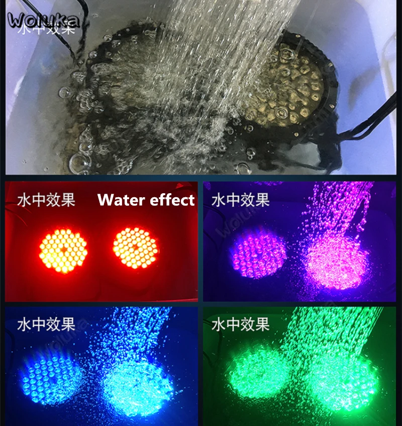 54 шт. Par LED Wash свет полный цвет Дискотека вечеринка водонепроницаемый открытый шоу