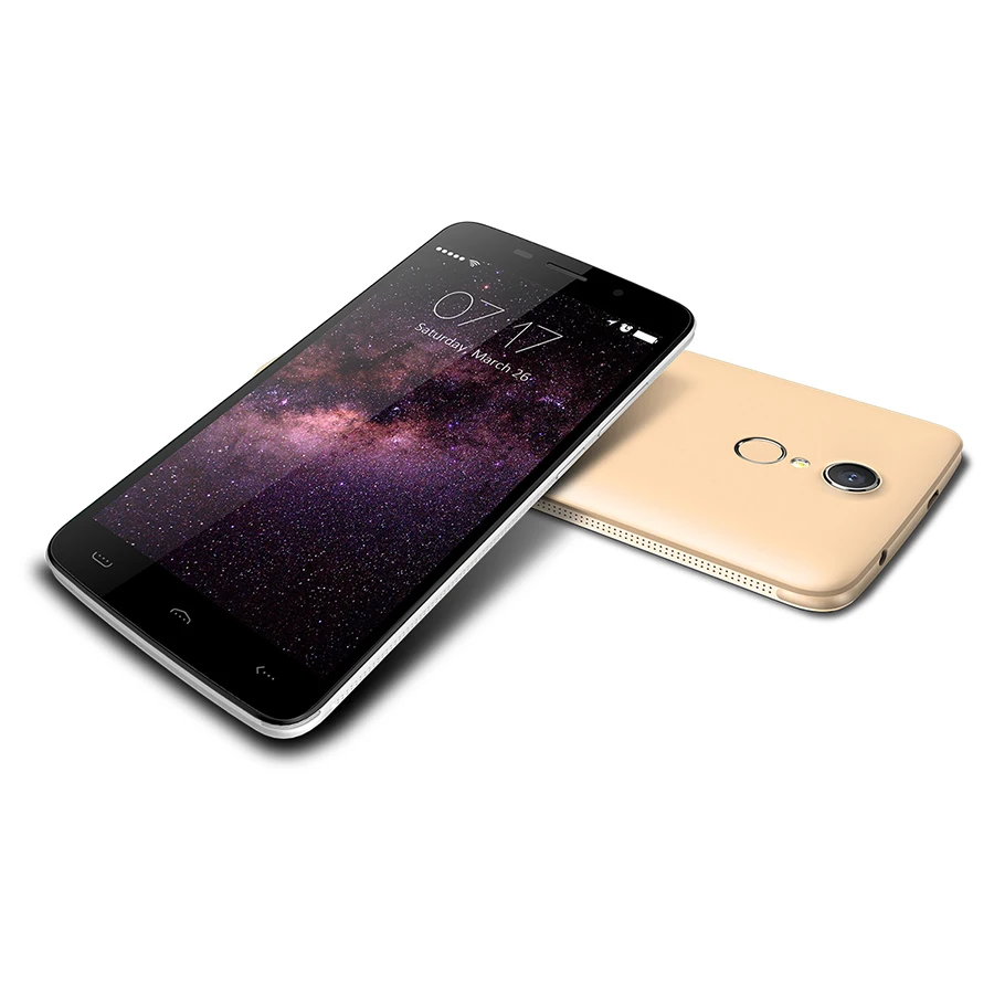 In Stock Original HOMTOM HT17 4G LTE Mobile Phone MTK6737 Quad Core 5.5&quot 1GB RAM 8GB ROM 1280x720 Android 6.0 13.0MP Fingerprint |