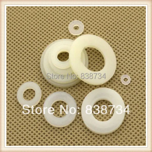 1000 шт 2 мм * 5 1 М2 Белая нейлоновая плоская шайба|flat washer|nylon flat washerwasher |