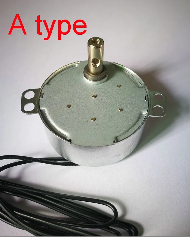 AC 100-127V 220-240V 50/60 Гц Синхронный двигатель 1,4 об/мин-60 оборотов в минуту прочный высокий крутящий момент 4 Вт TYC-50
