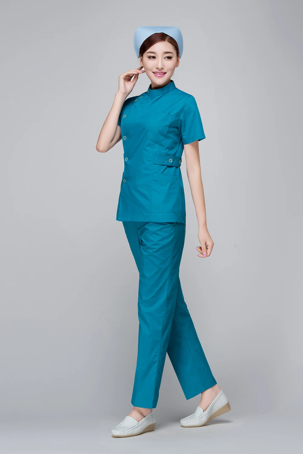 Бесплатная Доставка OEM медсестра равномерное больницы скрабы верхней и нижней