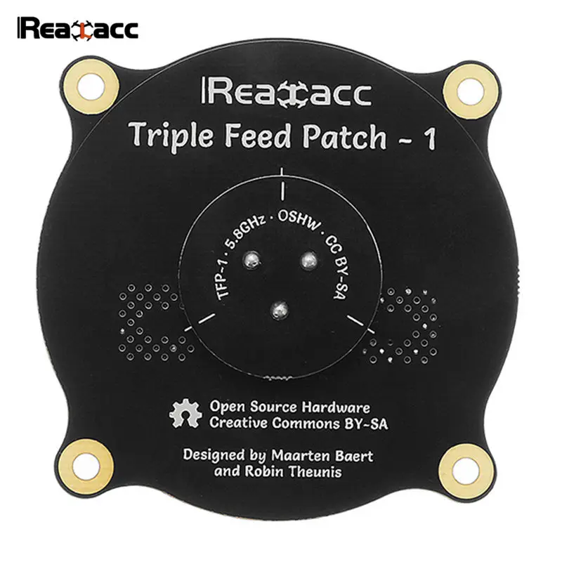 Антенна Realacc 5 8 ГГц 9.4dBi с тройной подачей SMA / RP направленная круговая