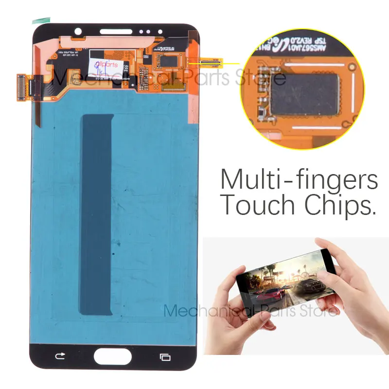 5.7'' Super AMOLED Оригинальный тачскрин дисплей экран для SAMSUNG Galaxy Note 5